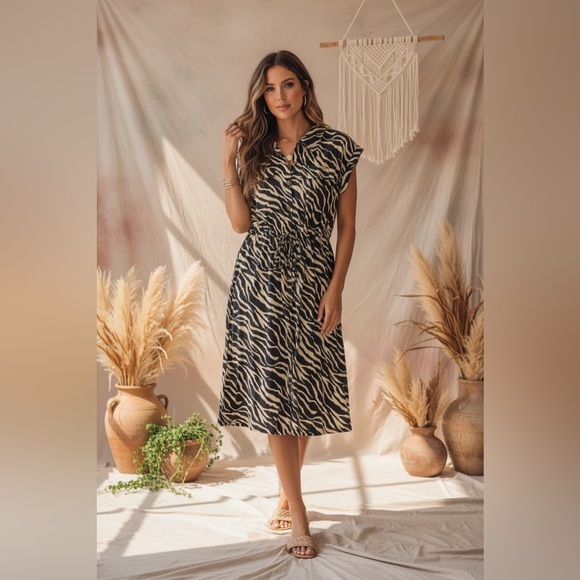 LuLaRoe Stacie Shirt Dress - Picture 6 of 8